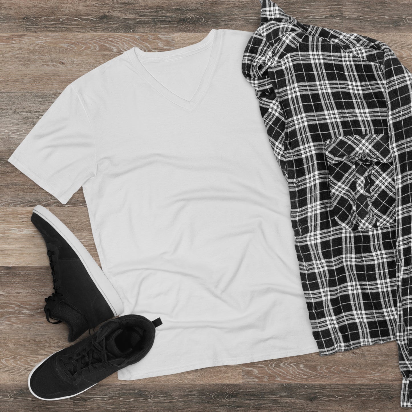 Men's Lightweight V-Neck Tee - Casual Comfort for Every Occasion
