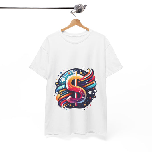 Vibrant Dollar Sign Unisex Heavy Cotton Tee